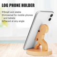 thumbnail image 4 of Wooden Mobile Phone Holder, Mobile Phone Charging Stand Tablet stand, Creative Kung Fu Children, 4 of 5