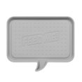 thumbnail image 1 of IRIS USA Medium "Feed Me" Tapis d'Alimentation, Gris Clair, 1 of 1