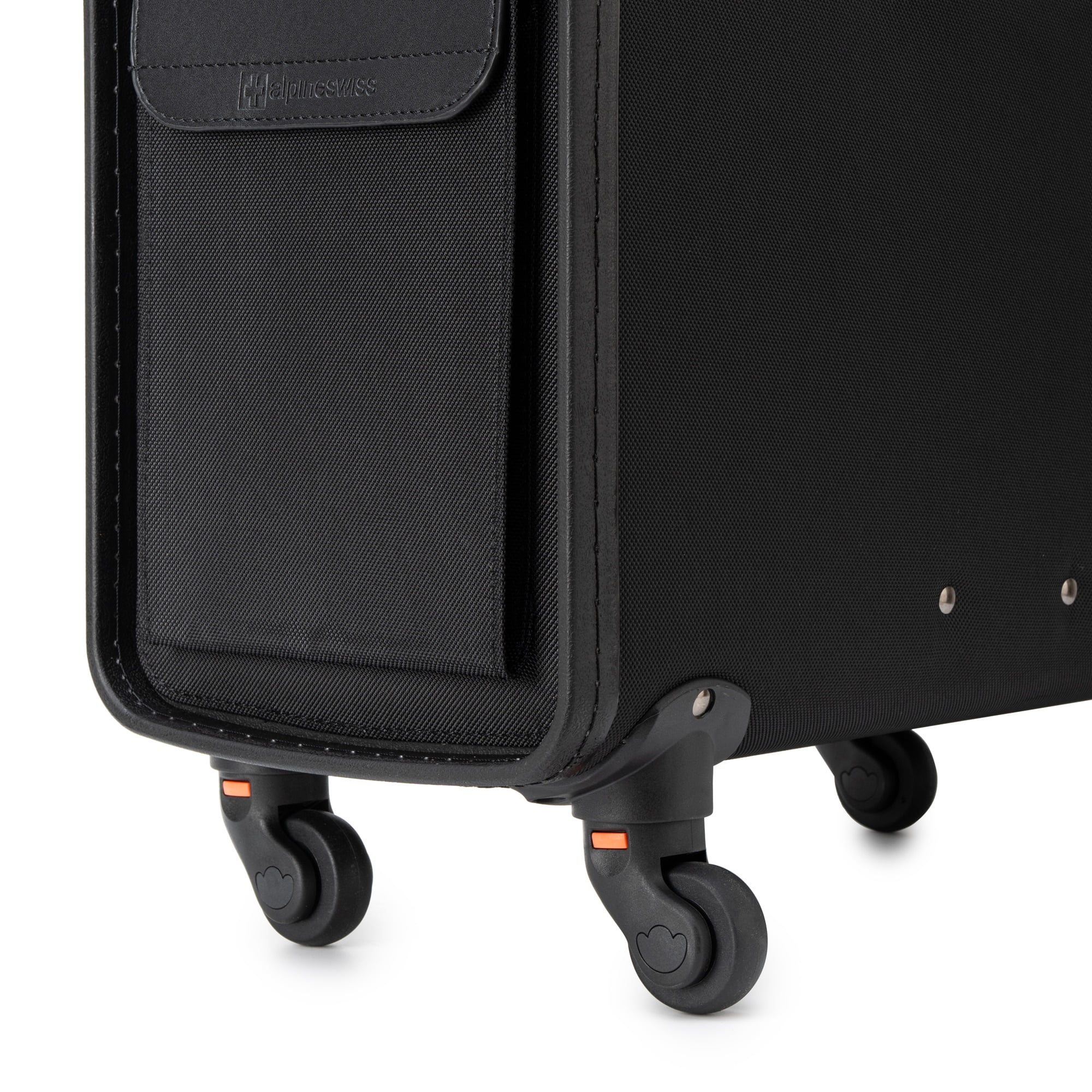 Alpine Swiss Laptop Rolling Briefcase 4 Wheels Pilot Lawyer Attache Travel Case