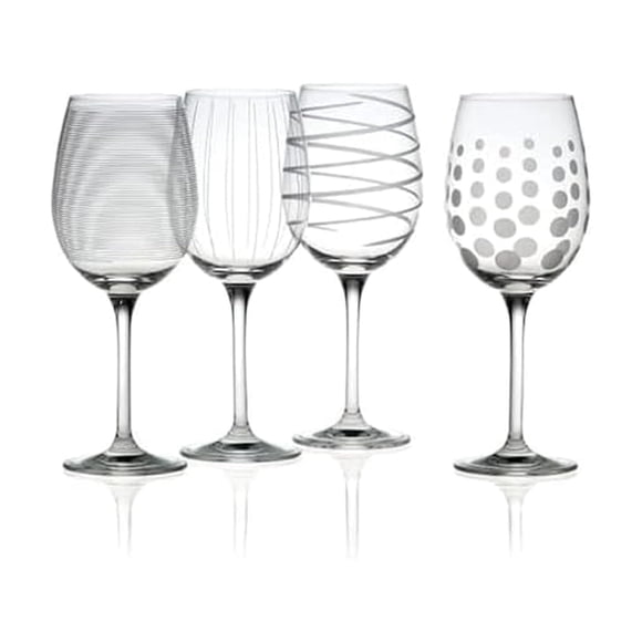 Juego de 4 copas de vino blanco Mikasa Cheers, 470 ml