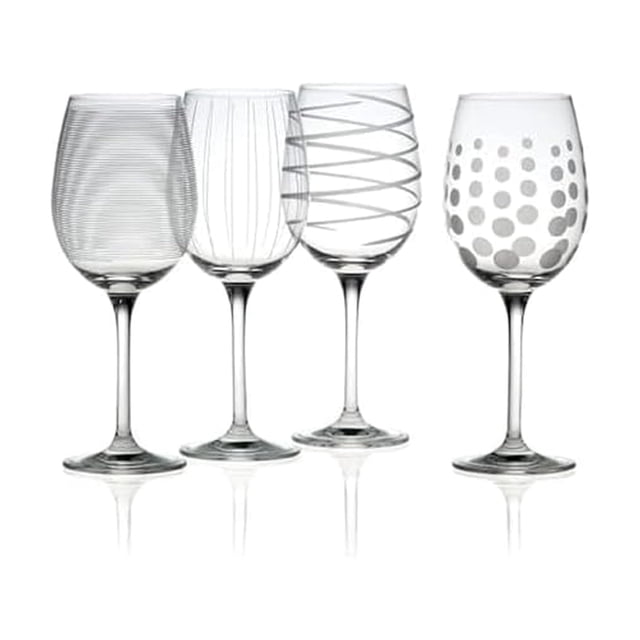 Juego de 4 copas de vino blanco Mikasa Cheers, 470 ml