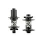 thumbnail image 1 of Greeniant 1 par de cubo de rueda trasera delantera de repuesto para bicicleta de montaña, rodamiento de 32 agujeros, cubo libre de 100/142mm, piezas de Ciclismo Negro Greeniant OD027827-01, 1 of 6