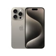 thumbnail image 1 of Pre-Owned No Plan-Unlocked Device Apple iPhone 15 Pro Max Cell Phone 256GB 8GB RAM Natural Titanium, 1 of 1