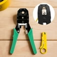 thumbnail image 6 of Crimp Tool Kit Ethernet Crimper Available For Insulated Nylon Connectors and Electrical Wire Connectors Crimping Tool RJ45 (8P), RJ12 (6P), and RJ11 (4P), 6 of 9