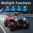 thumbnail image 5 of ThunderBolt 24V 2 Seater Ride on Car UTV for Kids, Electric Powered UTV with Remote Control, 4WD&4 Wheel Suspensions,Extra-Wide 20.47in Seat Ride on Toys for Boys Girls, LED Lights,Bluetooth, 5 of 7