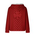 thumbnail image 5 of Camisetas de Verano Largas para Mujeres con Capucha de Manga Larga Impresa con Bolsillos para Uso Casual, Día de San Patricio, Primavera Y Verano, 5 of 5