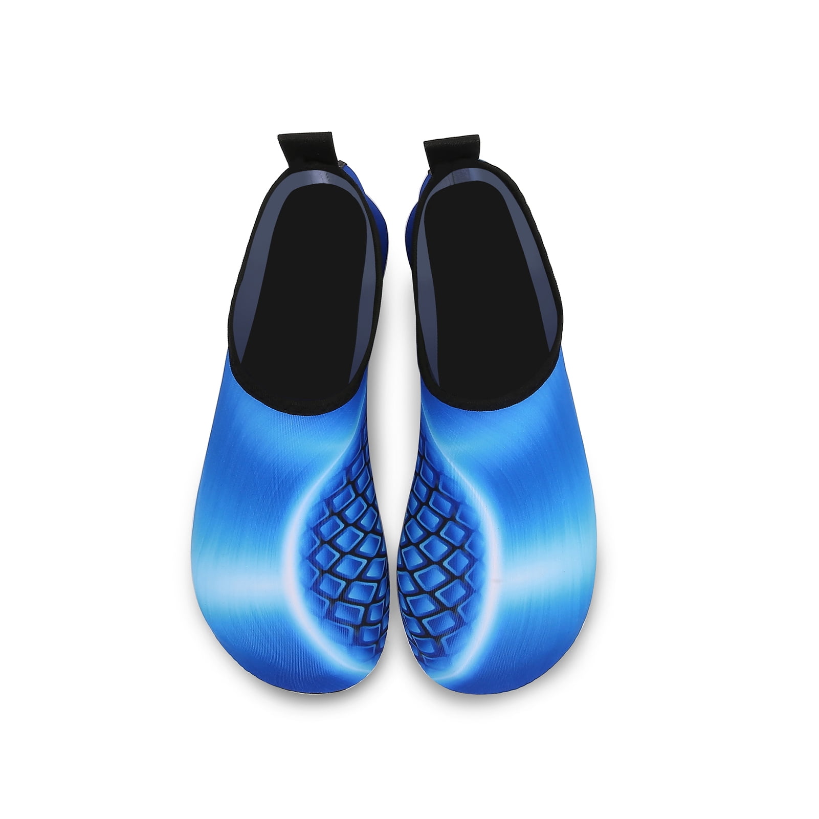 Men and Women a Slip On Barefoot Quick-Dry Beach Aqua Yoga Water Shoes (Tile/Blue, 13-14 Women/10.5-11 Men)
