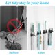 thumbnail image 5 of Soporte para Escobas de Pared, 4 Piezas Colgador de Escobas de Pared de Acero Inoxidable Armario para Escobas Colgador de Escobas de Pared sin Taladrar para Baño, Cocina, Jardín, Garaje, Armario, 5 of 5