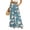 Blue_#11, variant on Sewkxo Womens Palazzo Pants Summer Casual Wide Leg High Waist Drawstring Floral Print Bohemian Trousers,Blue S
