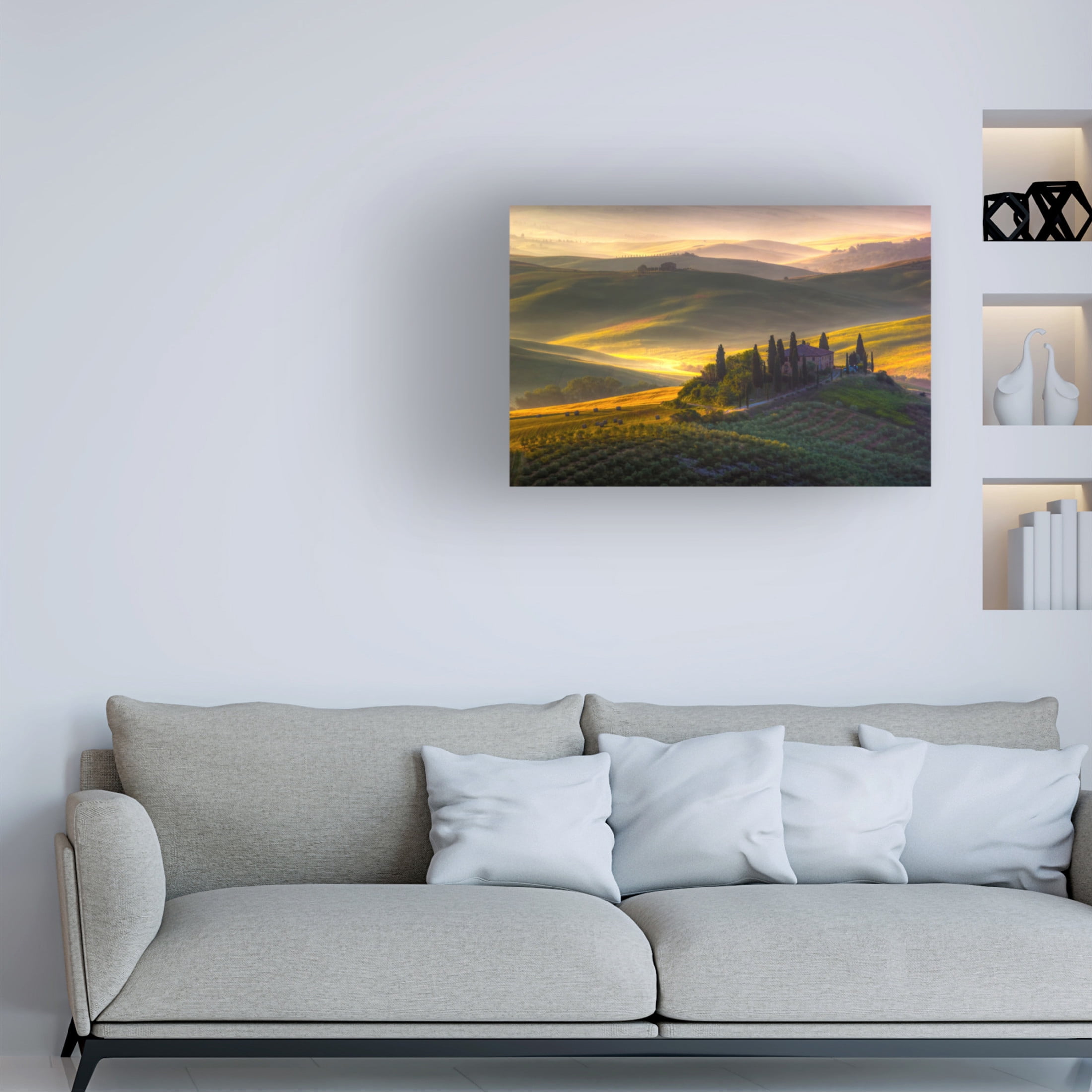 Francesco Riccardo Iacomino 'Of Green And Gold' Canvas Art - 47 x 30 Inches