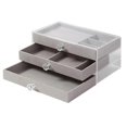 thumbnail image 1 of three drawer desktop jewelry storage box, 1 of 5