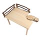 thumbnail image 3 of Plataforma de escalada para hámster, plataforma de actividades de juego para hámster de madera Natural multiusos de 2 capas para mascotas pequeñas, 3 of 8
