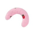 thumbnail image 1 of Dog Pillow Fashion Cozy U Shaped Pillows Small Size Soft Cat Pillows Pattern Washable Neck Protection Head Mat Pets Rabbit Sleepy Indoor Home Pink, 1 of 9