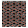 thumbnail image 3 of Ambesonne Sugar Skull Shower Curtain, Katrina Portraits, 69"Wx70"L, Grey and Multicolor, 3 of 3