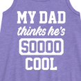 thumbnail image 2 of Instant Message - Cool Dad He Thinks - Toddler & Youth Girls A-line Dress, 2 of 5
