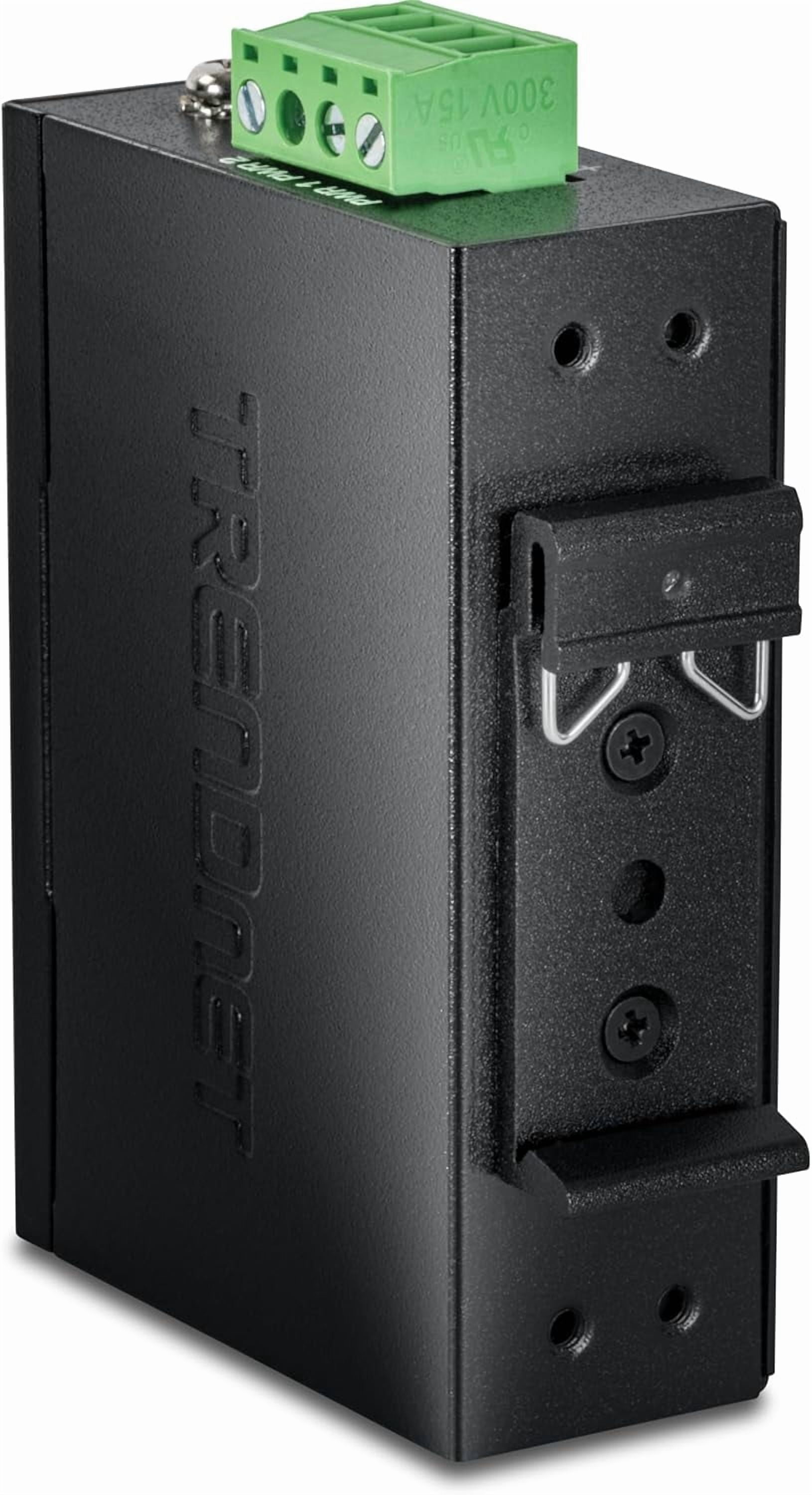 TRENDnet TI-ELC50,5-Port Industrial Fast Ethernet DIN-Rail Mini Switch