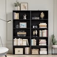 thumbnail image 3 of IRONCK 5 Shelf Bookcase, Free Standing Display Storage Bookshelf for Home Office, Black, 3 of 8