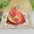 thumbnail image 5 of CNKOO 4Pcs Printemps/été Coton Sets de Table Cuisine Style Campagne Sets de Table 13X19In (4Pcs), 5 of 5
