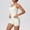Suit-746White, variant on Gamivast Athletic Sets for Women 2 Piece Scoop Neck Cami Tank & Biker Shorts Fitness Outfits High Waist Yoga Workout Running Sporty Matching Suits