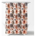 thumbnail image 2 of Leah Shower Curtain, 72" x 72", Coral, 2 of 6