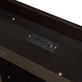 thumbnail image 6 of Twin Size L-Shaped Bookcase Bed with Storage Drawers and Charging Station, Modern Wooden Bed Frame, Espresso, 6 of 9