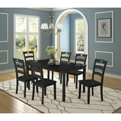 7 Piece Formal Dining Room Set Dining Room Table And 6 Chairs For