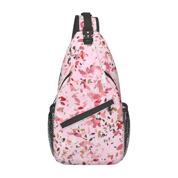 ZICANCN Crossbody Sling Bag for Men Women - Contrast Color Casual Shoulder Backpacks for Travel Sport Climbing Runners Daypack