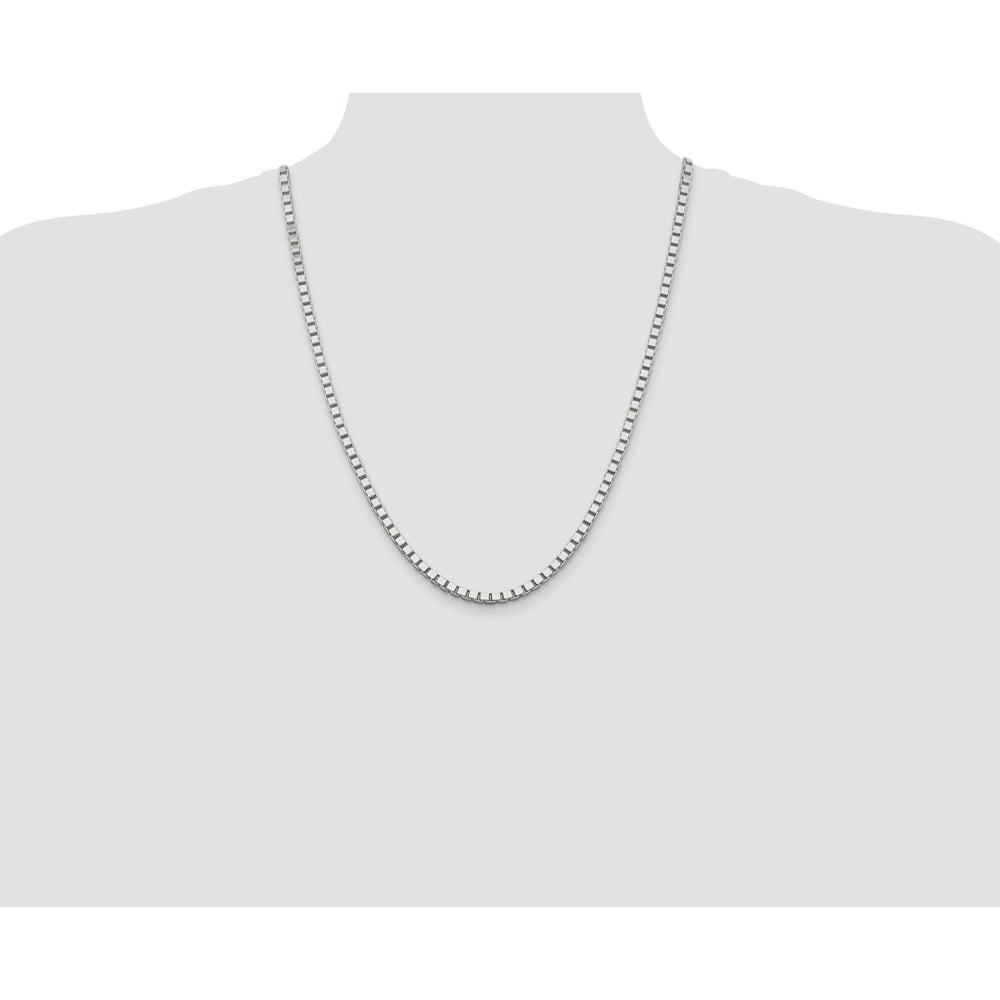 Solid 925 Sterling Silver 6.1mm Fancy Rolo Chain Necklace with Secure Lobster Lock Clasp Solid 925 Sterling Silver 6.1mm Fancy Rolo Chain Necklace with Secure Lobster Lock Clasp