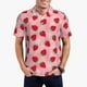 thumbnail image 1 of Fotbe Strawberry Camiseta Polo de Golf para Hombre con Estampado – Camisa Deportiva Transpirable con Cuello Abotonado-Large, 1 of 6