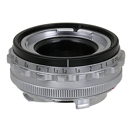 Fotodiox Pro Lens Mount Adapter - Voigtlnder Nokton & Ultron 50mm Lenses to Leica M Mount Rangefinder Camera Body with Leica 6-Bit M-Coding and RF Coupled Focusing