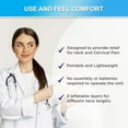 thumbnail image 4 of Premium Pneumatic Cervical Traction Collar – Inflatable Neck Traction Device for Pain Relief, Stretch and Decompress Neck Muscles, 4 of 5