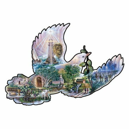 Dove of Hope Shaped Puzzle