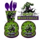 thumbnail image 2 of Disney Marvel Hulk tema Chliden fiesta de cumpleaños vaso de papel plato de papel pastel bandera broche desechable decorar suministros de baño de bebé, 2 of 5