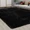 Black, variant on CAROMIO Plush Polyester Shag Area Rug 2'x 6' Fluffy Runner Rug Plush Decorative Runner Rug for Indoor Home Floor Carpet, Tie-dye Light Khaki