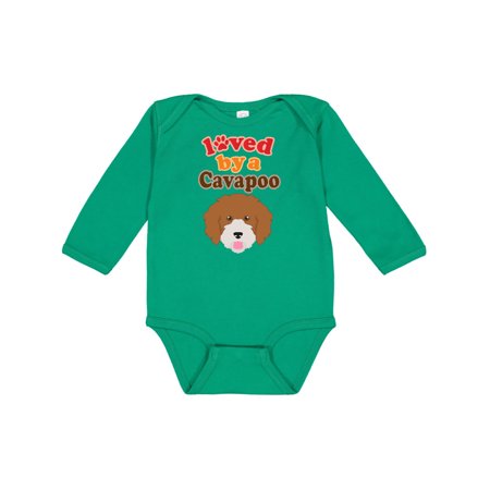 

Inktastic Cavapoo Dog Gift Gift Baby Boy or Baby Girl Long Sleeve Bodysuit