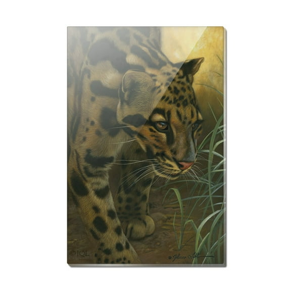 Ocelot Wild Cat Rectangle Acrylic Fridge Refrigerator Magnet