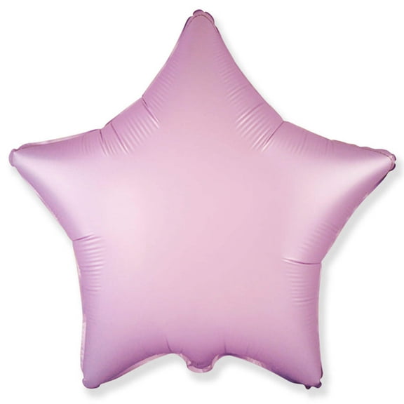 18 inch Star - Satin Pastel Lilac Foil Mylar Balloon - Party Supplies Decorations