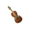 thumbnail image 3 of Mujeres Marrón Vintage Violín Cristal Otoño Accesorios De Ropa Broche Pin Sunnimix Broche, 3 of 7