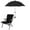 Muticolor, variant on HuiXinOu Chair Umbrella with Universal Clamp Adjustable Beach Umbrella with 27.1in Stroller Universal Clamp on Beach Umbrella with Protection