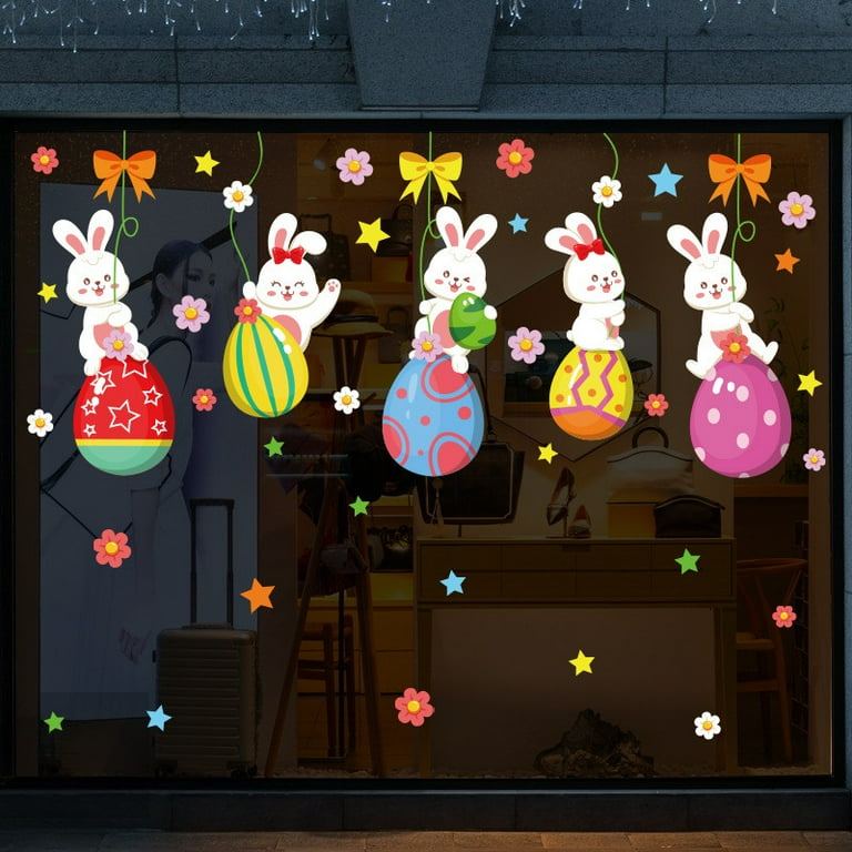 Easter window decorations outlet