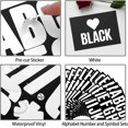 thumbnail image 3 of shiyou-Vinyl Letter and Number Stickers Kit - 318 Pieces, 24 Sheets, 2 Inch White Sticky Labels for Mailbox, Bulletin Board, Signs, Classroom, Office, Door, Window, 3 of 4