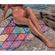 thumbnail image 2 of Toalla de playa de microfibra sin arena, secado rápido, superabsorbente, de gran tamaño, grande, fina, para viajes, piscina, baño, camping, yoga, niñas, mujeres, hombres, adultos, bohemio Adepaton LRWJ881, 2 of 5