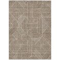 thumbnail image 2 of 9' X 12' Brown And Beige Abstract Washable Indoor Outdoor Area Rug, 2 of 5