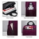 thumbnail image 3 of Balery Dark Purple Glitter Mochila ligera para hombre y mujer: duradera e impermeable, ideal para la escuela, el trabajo, viajes y uso diario., 3 of 7