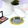 thumbnail image 4 of Unique Bargains 1 Set Durable Round Eyelash Storage Case Gold Tone Multicolored Acrylic, 4 of 5