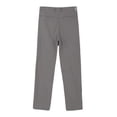 thumbnail image 5 of Blekii Men's Casual Chino Pants, Solid Color Workwear Style Trousers, Loose Straight Leg Comfort Fit, Cotton Fabric for Summer, Versatile Bottoms for Smart Casual Office Or Weekend Wear Grey, 5 of 6