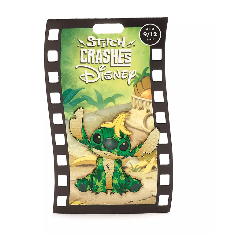 Disney Stitch Crashes The Jungle Book Pin Limited New with Card