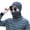 Grey, variant on D-GROEE Winter Gloves Beanie Hats and Neck Protector Set for Men, Warm Yarn Knit Cap Set