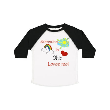 

Inktastic Someone in Ohio Loves Me! Gift Toddler Boy or Toddler Girl T-Shirt