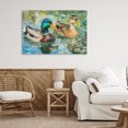 thumbnail image 3 of Stupell Industries Rustic Lodge Ducks Out For A Swim Canvas Art, 36 x 24, by Petals Prints Design, 3 of 8